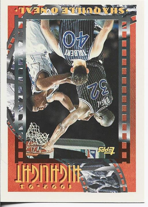 Shaquille O'Neal 1993 Topps Card #3