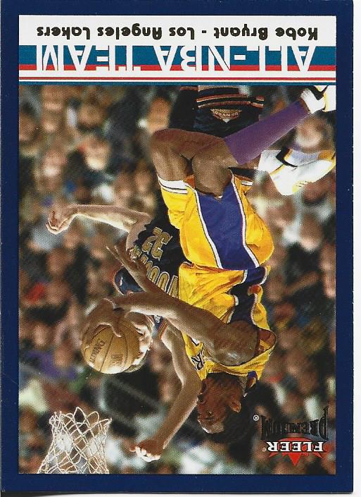 Kobe Bryant 2002 Fleer All NBA Team Card #5