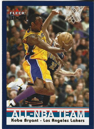 Kobe Bryant 2002 Fleer All NBA Team Card #5