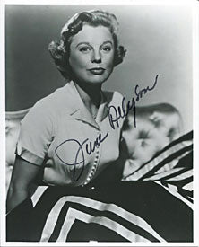 June Allyson Autographed/Signed 8x10 Photo