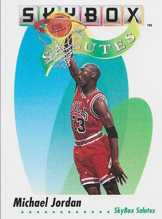 Michael Jordan 1992 Skybox Salutes #572 Card