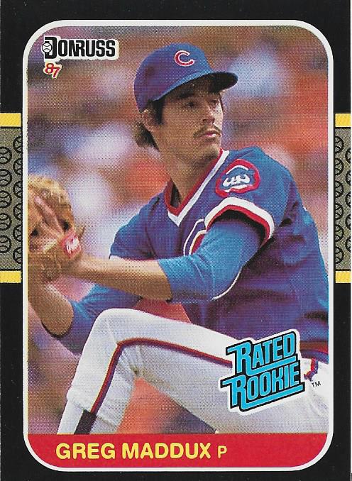 Greg Maddux 1986 Donruss Card