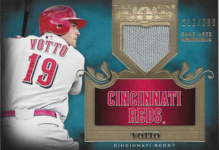 Joey Votto 2011 Topps Tier One Jersey Card #212/399