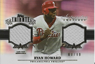 Ryan Howard 2013 Topps Tribute Jersey Card #9/99