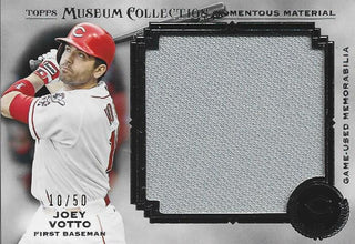 Joey Votto 2013 Topps Museum Collection Jersey Card #MMJR-JVO (10/50)