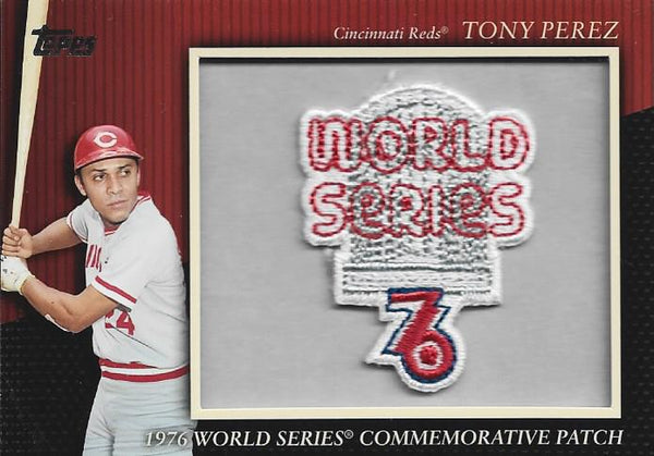 Tony Perez 2010 Topps Commemorative Patch Card