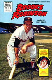 Brooks Robinson Autographed Comic Book