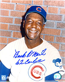 Buck O'Neil 62 Cubs Autographed 8x10 Photo