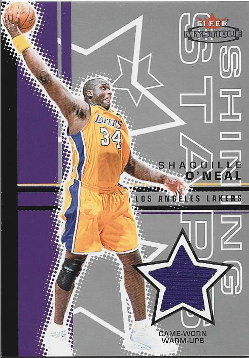 Shaquille O'Neal Fleer Jersey Card