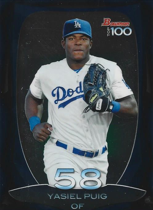 Yasiel Puig Bowman Card