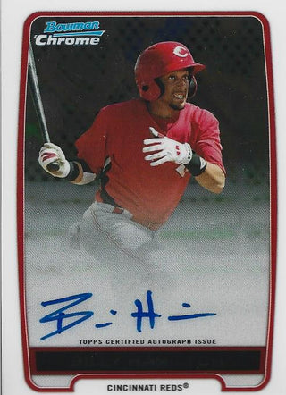 Billy Hamilton Autographed Bowman Chrome Card