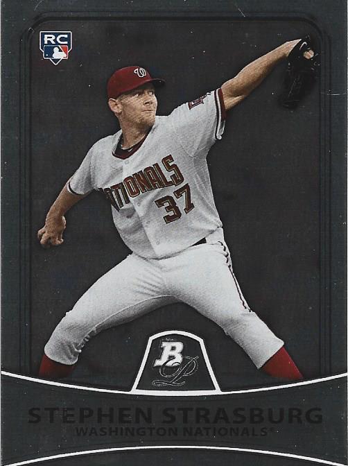 Stephen Strasburg Bowman Platinum Rookie Card