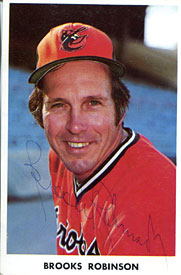 Brooks Robinson Autographed Post Card