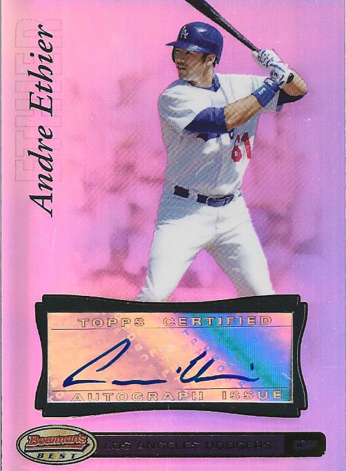 Andre Ethier Autographed Bowmans Best Card