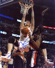 Omer Asik Autographed / Signed 8x10 Photo