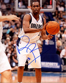 Rodrigue Beaubois Autographed/Signed 8x10 Photo