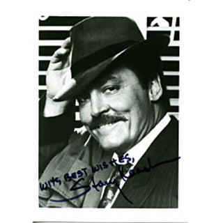 Stacy Keach Autographed / Signed Black & White 5x7 Photo