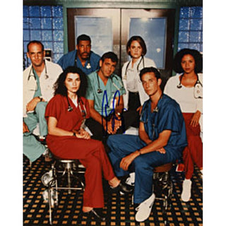 George Clooney Autographed / Signed ER Cast Celebrity 8x10 Photo