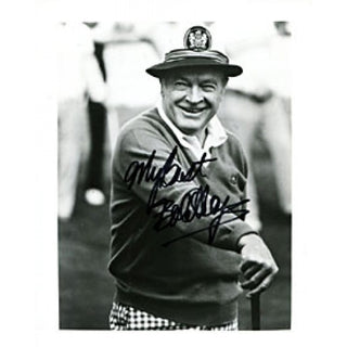 Bob Hope Autographed / Signed Black & White 8x10 Photo