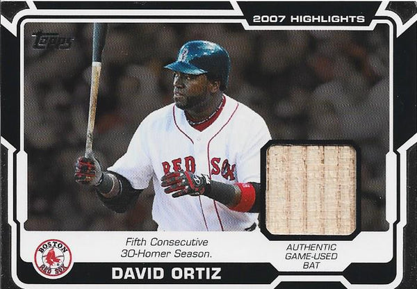 David Ortiz Topps Bat Card