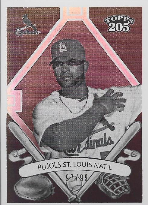 Albert Pujols Topps Card #97/99