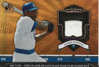 Andre Dawson SP Legendary Cuts Jersey Card