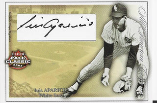 Luis Aparicio 2003 Autographed Fleer Card