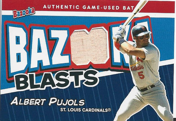 Albert Pujols Topps Bat Card