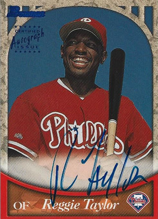 Reggie Taylor Autographed Bowman 1999 Card