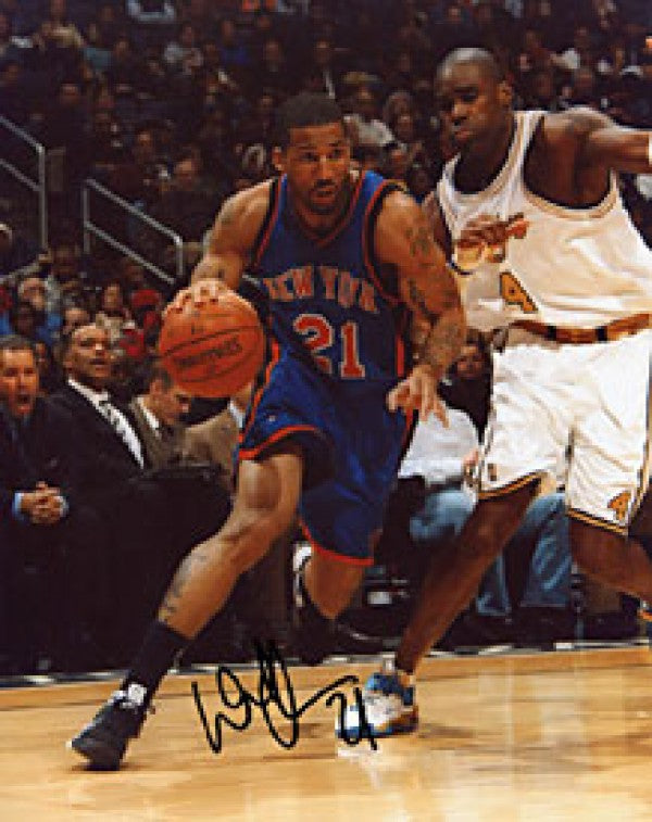 Wilson Chandler Autographed / Signed New York Knicks Basketball 8x10 Photo