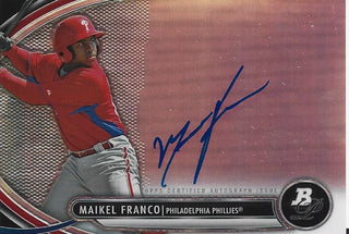 Maikel Franco 2015 Autographed Bowman Platinum Card