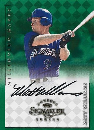 Matt Williams Autographed Donruss Signature Series 1998 Card