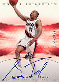 Sabastian Telfair Autographed / Signed 2005 Upper Deck SP ROOKIE Authentics Card #175 - Limited Edition 1156/1499