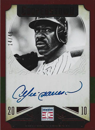 Andre Dawson Autographed Panini Card #14/49