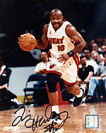 Tim Hardaway Autographed / Signed Miami Heat 8x10 Photo