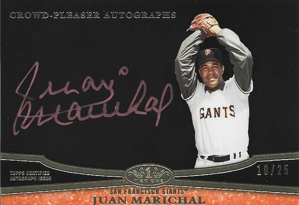 Juan Marichal Autographed Topps Tier One Card #10/25