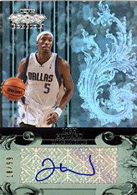 Josh Howard Signed Topps 2007 Card