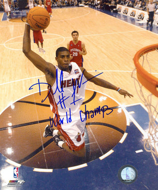 Dorell Wright World Champs Autographed/Signed 8x10 Photo