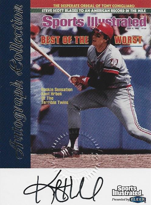 Kent Hrbek Autographed Fleer 1999 Card