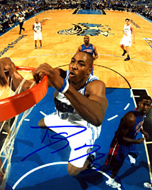 Dwight Howard Autographed / Signed Slam Dunk Orlando Magic Basketball 8x10 Photo