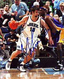 Mehmet Okur Autographed / Signed 8x10 Photo