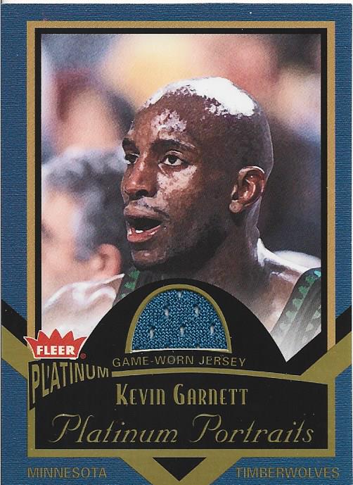 Kevin Garnett Fleer 02-03 Jersey Card