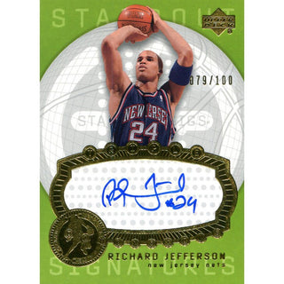 Richard Jefferson Autographed 2004-05 Upper Deck Card