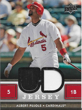 Albert Pujols 2008 Upper Deck Jersey Card