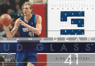 Dirk Nowitzki Upper Deck 2003 Jersey Card