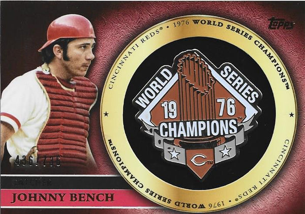 Johnny Bench Topps Pin Card #436/736