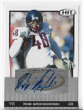 Rob Gronkowski 2010 Sage #A84 Authentic Autograph Card