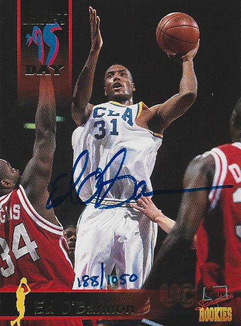 Ed O'Bannon Autographed Signature Rookies 1995 Card