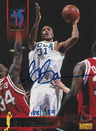 Ed O'Bannon Autographed Signature Rookies 1995 Card