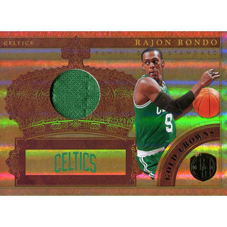 Rajon Rondo Unsigned 2011 Panini Gold Standard Jerey Card